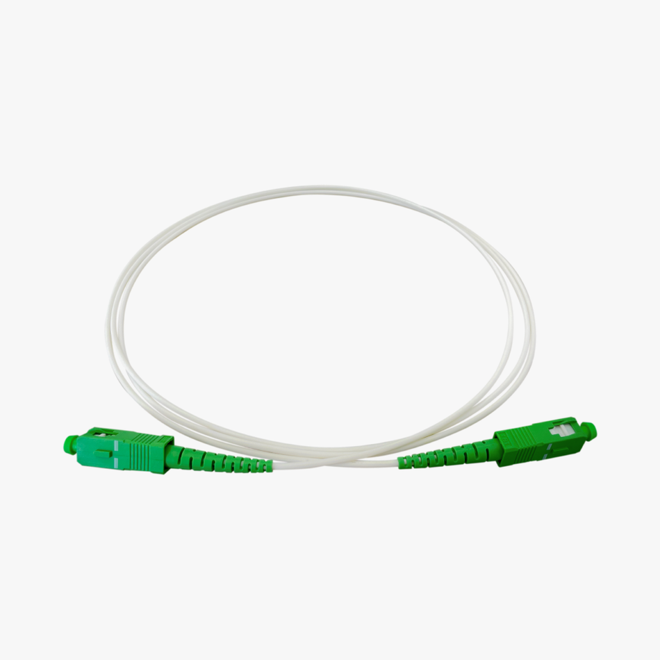 1.5Mt Patchcord Armata bianca SC/APC - SC/APC G657-A2 3MM