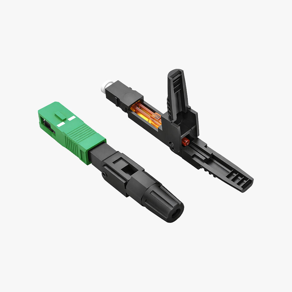 Connettori a Freddo per Fibra Ottica SC/APC | Connettori Rapidi Universali (Minimo 10 Pezzi)