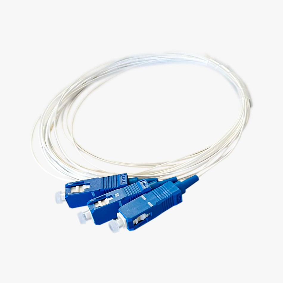 Conf. da 10 Pigtail SC/PC semibretella ottica 2m. G657/A1