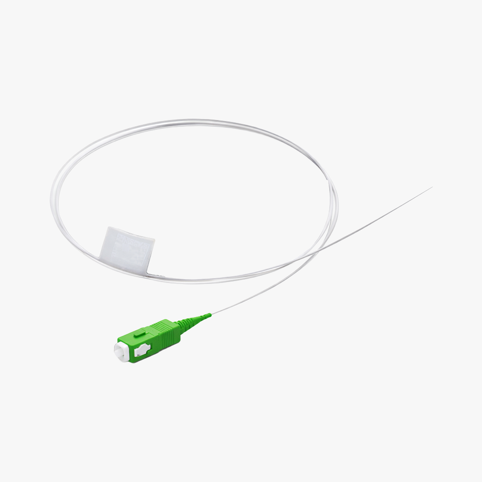 Conf. da 10 Pigtail SC/APC semi-bretella ottica 2m. G657/A1