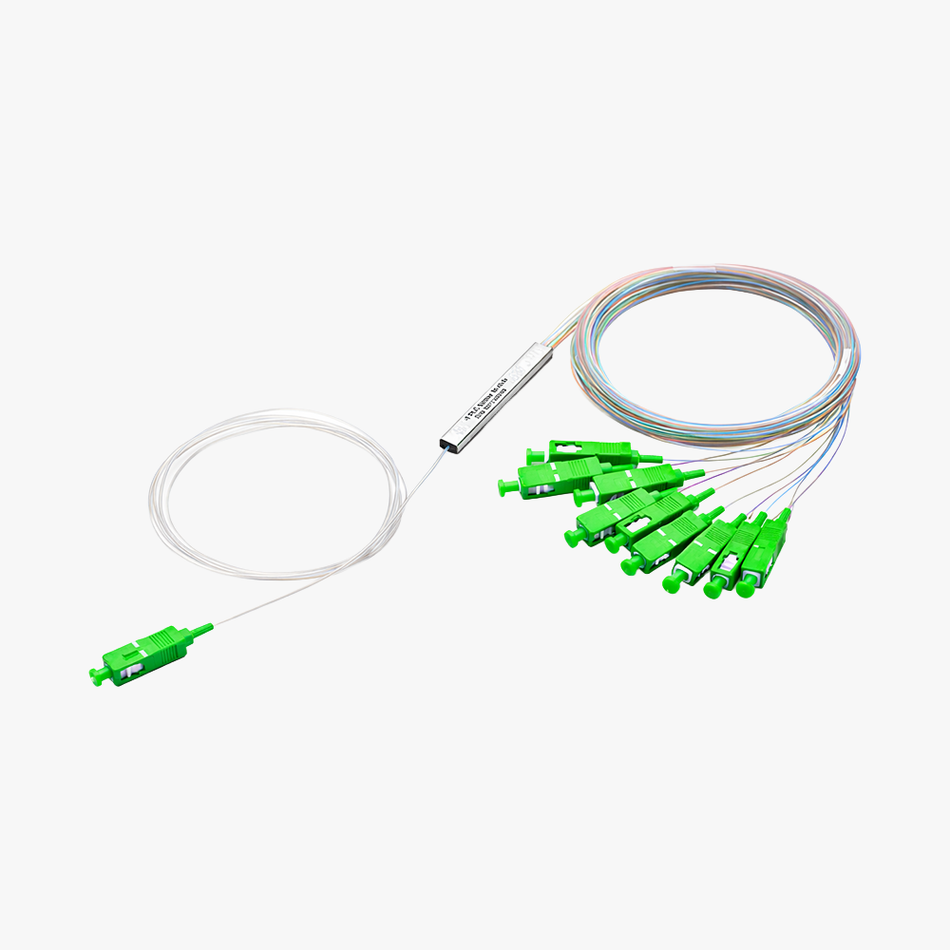 Splitter Ottico Fibra SC/APC 1:8 Connettorizzato