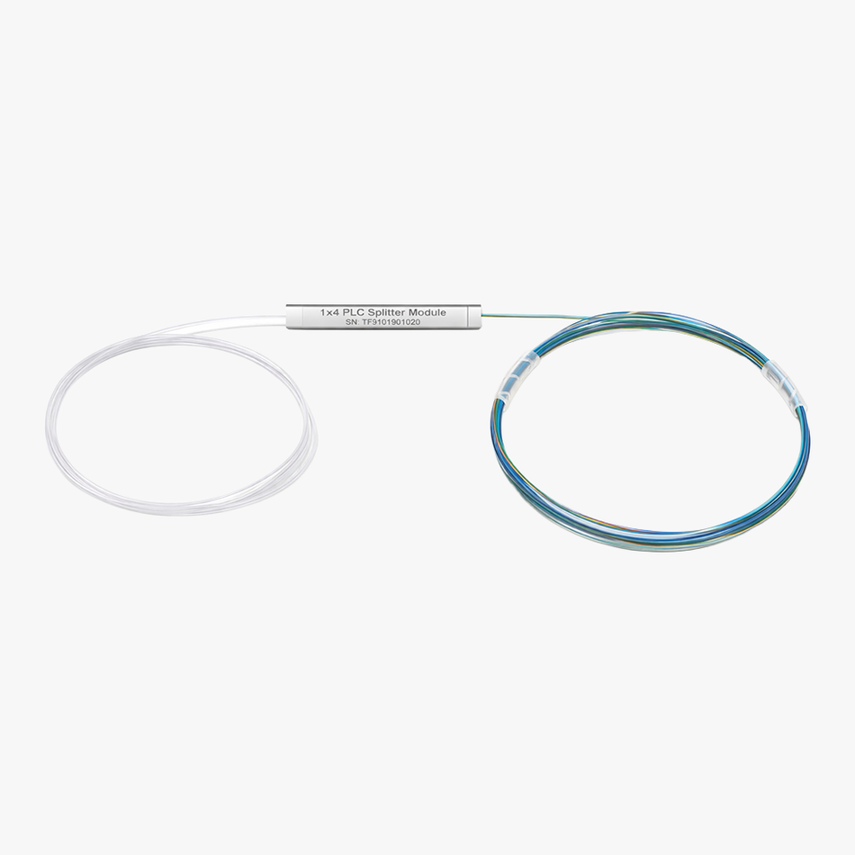 Splitter Ottico Primario PLC 1:4 per Reti FTTH