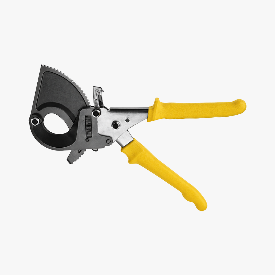 Tagliacavi a Cremagliera con Cricchetto 520 mm | Per Cavi in Rame e Alluminio