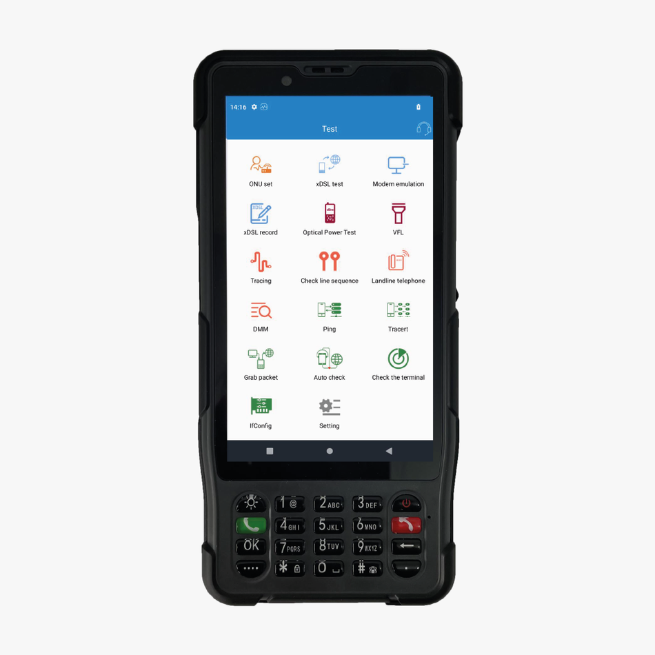 Tester Multifunzione S337 V7 per FTTH, xDSL, LAN e Fibra Ottica